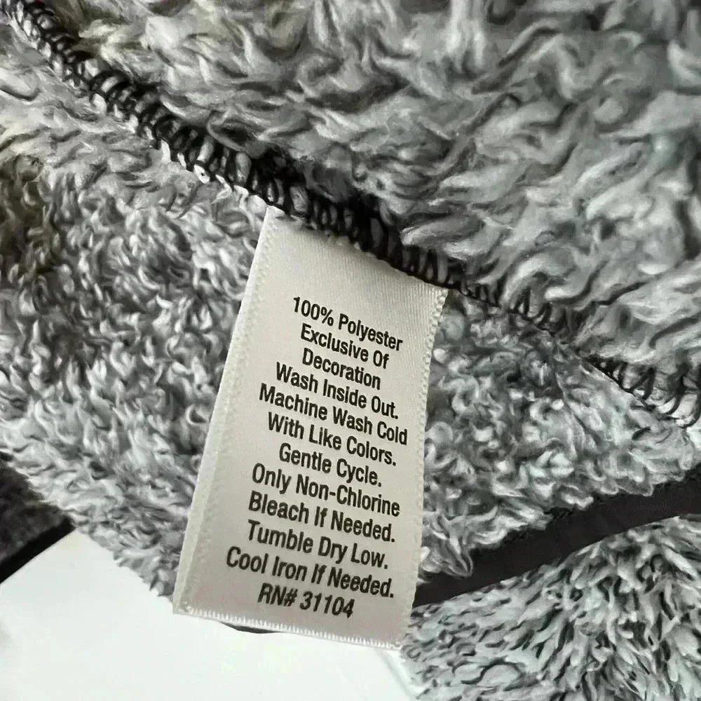 NEW Ocean + Coast Women’s Large Sherpa Fleece Jacket - Fluffy, Cozy, Warm Winter - Picture 4 of 10